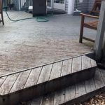 before view of wood deck cleaning and refinishing service in grand rapids, mi