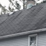 dirty black streaks on roof shingles