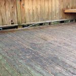 deck cleaning service in grand rapids michigan uses softwashing instead of pressure washing to refinish wood deck