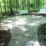 platinum property services cleans concrete pavers